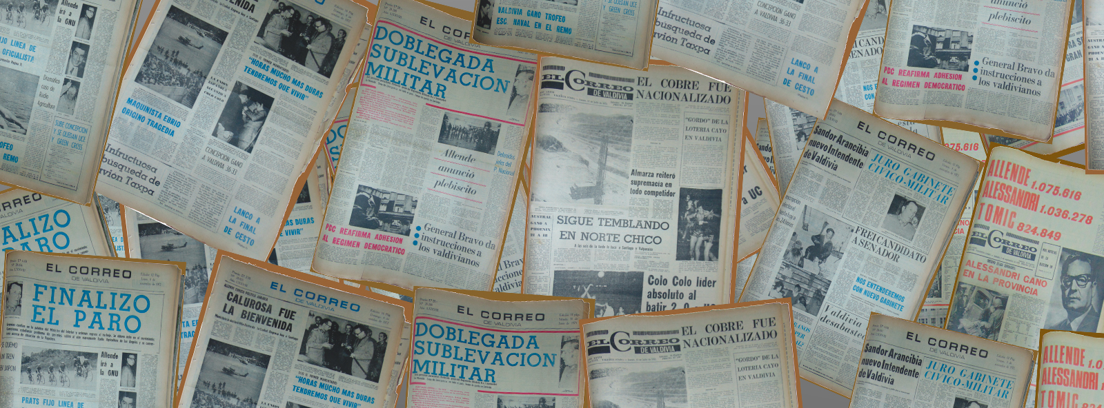 Portadas por la Memoria: Correo de Valdivia 1970 – 1974