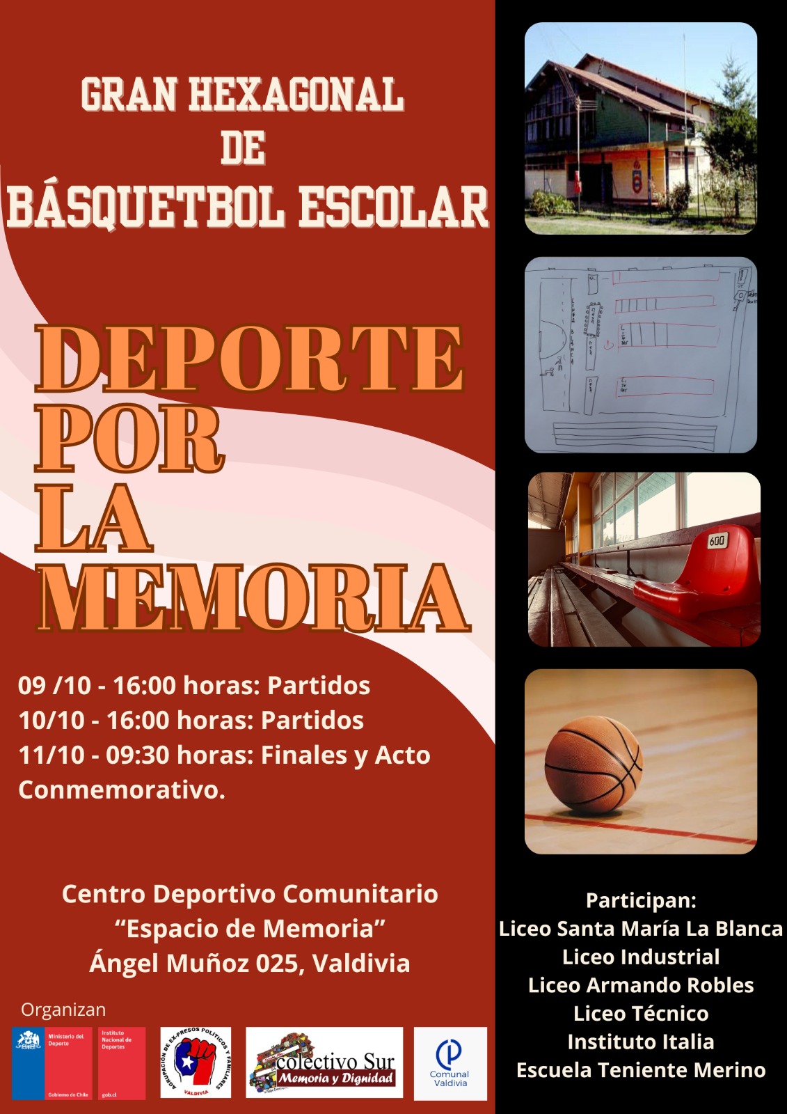 Campeonato Escolar de Básquetbol «Deporte por la Memoria»